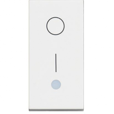 Classia white Switch 1 module 2 pole