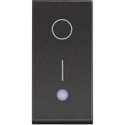 Classia Slēdzis melns 1 modulis 2p