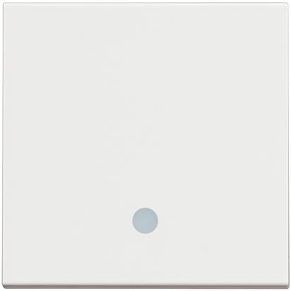 Classia белая Звонковая кнопка (NO) 2 модуля с индикацией