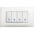 Classia Блока выключателья 4 клавеши с индикацией
