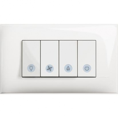 Classia Bloks balts (LIGHT / HEAT / VENT/ BOILER) ar indikāciju