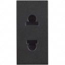 CLASSIA - CLASSIA - euro/us socket 2P black