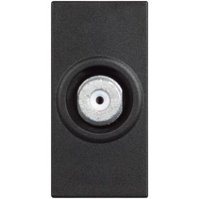 Classia black Розетка TV 1 модуль F-CONNECTOR