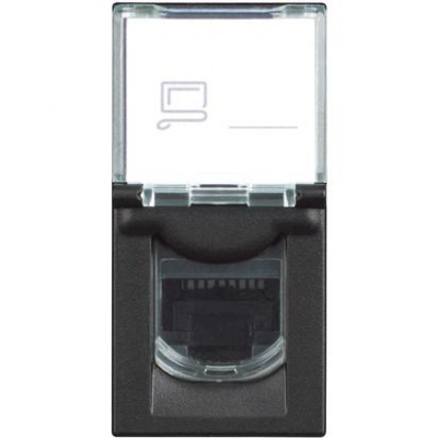 Classia black Розетка RJ11 K10