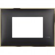 Classia Frame Italian standart - 3 modules black gold