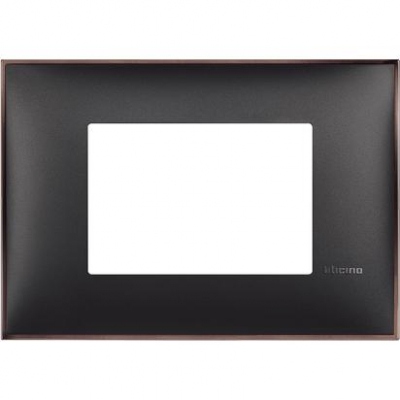 Classia рамка Итальянский стандарт - 3 модуля black nickel