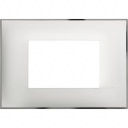 Classia Frame Italian standart - 3 modules white chrome
