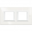 Bticino Axolute  RECTANGULAR balts Rāmis 2 vietigs