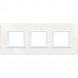 Bticino Axolute  RECTANGULAR balts Rāmis 3 vietigs