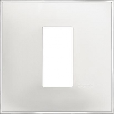 Classia Frame 1 gang ice satin