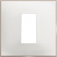 Classia 1 местная рамка белая satin