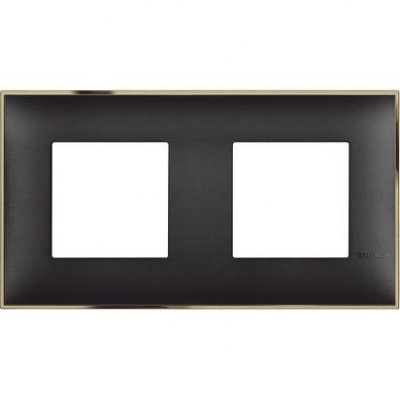 Classia 2 местная рамка black gold