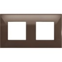 Classia Frame 2 gang moka