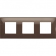 Classia 3 местная рамка moka