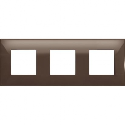 Classia Frame 3 gang moka