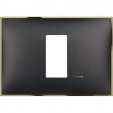 Classia Frame Italian standart - 1 module black gold