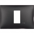 Classia Frame Italian standart - 1 module black satin