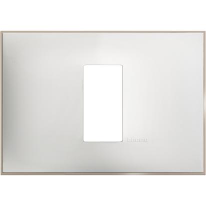 Classia Frame Italian standart - 1 module white satin