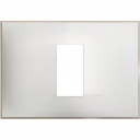 Classia Frame Italian standart - 1 module white satin