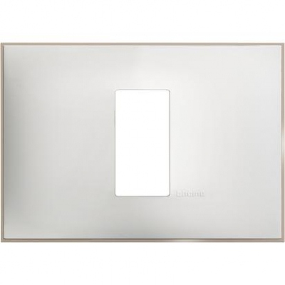 Classia Frame Italian standart - 1 module white satin