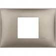 Classia рамка Итальянский стандарт - 2 модуля titanium metal