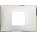 Classia Frame Italian standart - 2 modules white gold