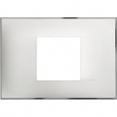 Classia Frame Italian standart - 2 modules white chrome