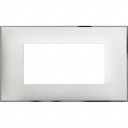Classia Frame Italian standart - 4 modules white chrome