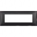 Classia рамка Итальянский стандарт - 7 модуля black satin