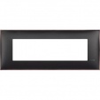 Classia Frame Italian standart - 7 modules black nickel
