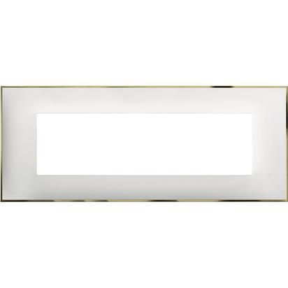 Classia Frame Italian standart - 7 modules white gold