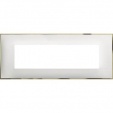 Classia Frame Italian standart - 7 modules white gold
