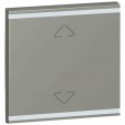 Square key cover Arteor BUS/SCS - Up/Down symbol - 2 modules - magnesium