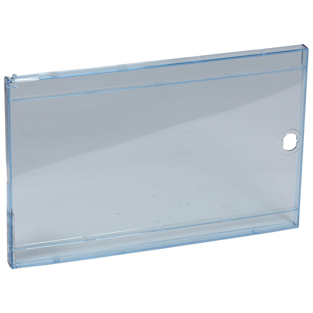 Door - for Nedbox 6012 41 - transparent plastic blue tinted - polycarbonate