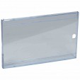 Door - for Nedbox 6012 41 - transparent plastic blue tinted - polycarbonate