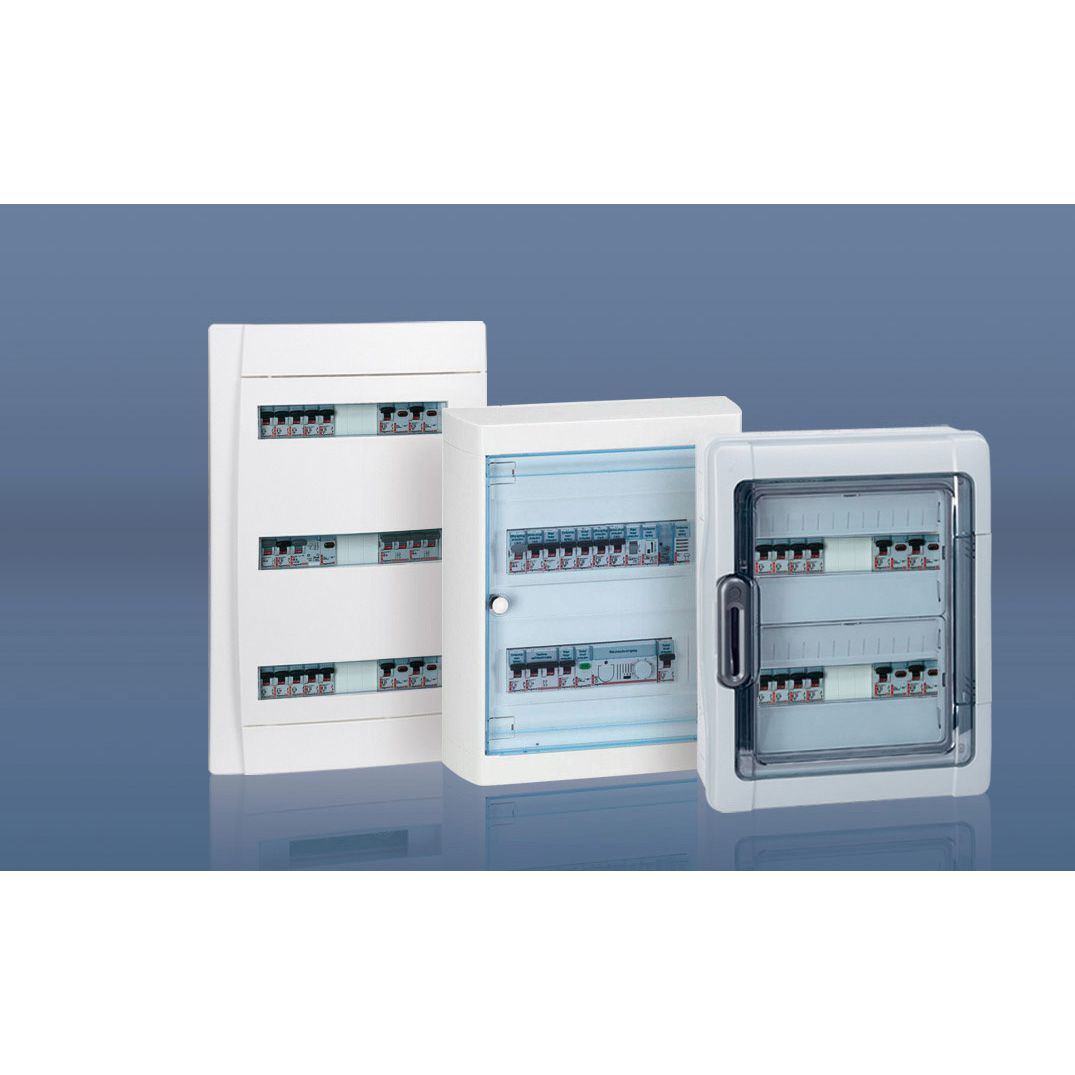 Distribution cabinet Nedbox - 2x12+2 modules - surface mounting - fast locking