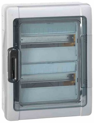 Щиток Plexo - IP 65 - IK 09 - 2 ряда - 90 А - 12 модулей