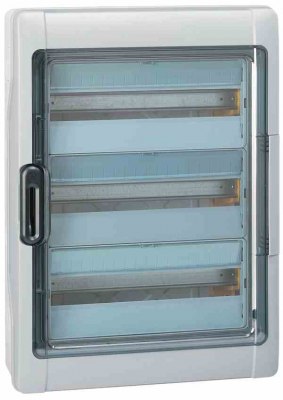 Щиток Plexo - IP 65 - IK 09 - 3 ряда - 125 А - 18 модулей