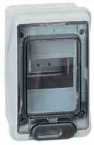 Cabinets PLEXO - IP65 - IK09 - 4 modules - 1 row
