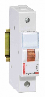 LED indicator 230 V~ - single - orange - 1 module