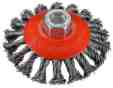 Brush D100x10xM14 knotted wire,bevel form