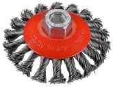 Brush D100x10xM14 knotted wire,bevel form