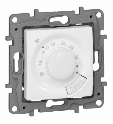 Niloe balts Termoregulātors 8A ar telp.sens