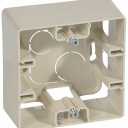 Surface mounting box Niloe - 1 gang - ivory