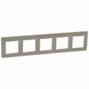 Plate Niloe - 5 gang - taupe