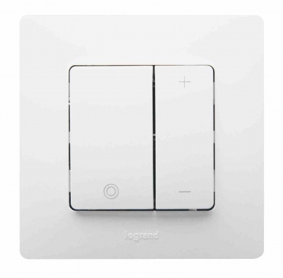 Niloe balts Dimmeris 1+1 (20-400W RC/RL)