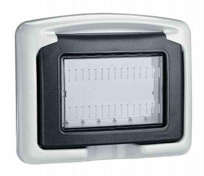 ADAPTATEUR MOSAIC 3 M PLEXO CROSS ENCAST GRIS