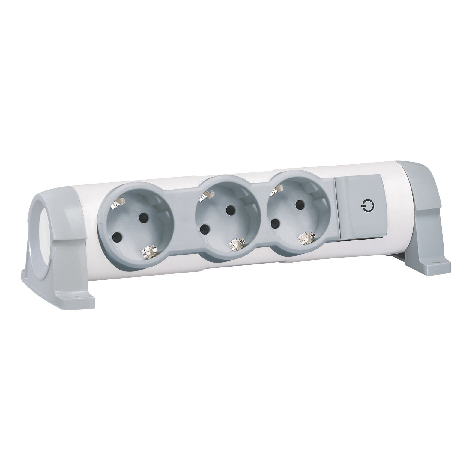 Multi-outlet extension for comfort - 3x2P+E orientable - w/o cord