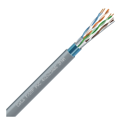 4x2x0.5  ZFNM  F/UTP Cat.6 (0.54) - pelēks