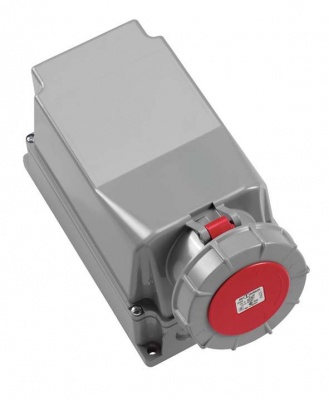 Розетка для монтажа на поверхность 5р 125а 400v, IP67, d54s37